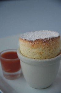 Chef Wilo Benet’s cheese souffle at Pikayo.