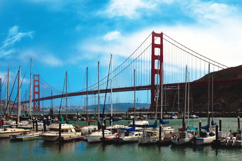 For an off-site excursion, take in views of the Golden Gate Bridge. 